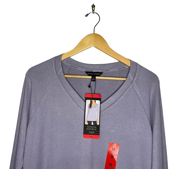 Banana Republic V-Neck Blouse New With Tags Womens Medium - Picture 6 of 8